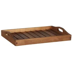 GARDAMO Tablett »Astoria«, Holz, natur - braun