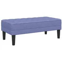 VidaXL Bank Jeansblau 113x57x39 cm Stoff