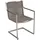 Garden Pleasure Sienna Gartenstuhl 56 x 57 x 87 cm edelstahl/grau 4er Set