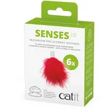 Catit Senses 2.0 Fliegenpilz Ersatzfedern rot