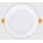 LEDKIA Einbaustrahler 16W Rund Weiß/Aluminium