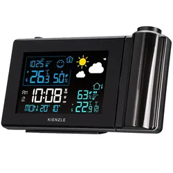 Funk-DCF-Wetterstation mit Wand-Projektion