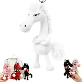 SchlüSselanhäNger Pferd Kuscheltier Weicher 2026,Year of The Horse Lucky Mascot New Year Good Luck Gift 2026,Lucky Horse Guardians Soft Horses Plush Pendant,for Backpacks, Wallets