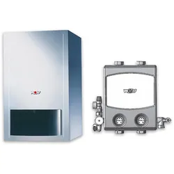 Paket Gasbrennwert-Heiztherme CGB-2-75 ohne Speicher, WOLF, Aufputz, Erdgas E