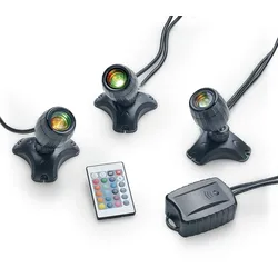 Pontec Teich- und Gartenbeleuchtung PondoStar LED RGBW Set 3