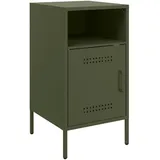 vidaXL Nachtschrank Larisa 36 x 39 x 68 cm Olivgrün
