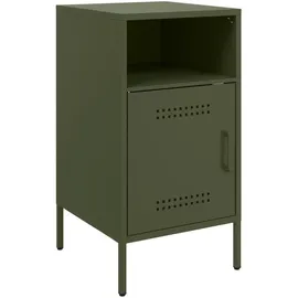 vidaXL Nachtschrank Larisa 36 x 39 x 68 cm Olivgrün