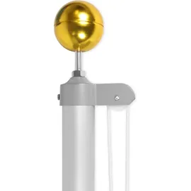 Normani Fahnenmast 6,50 m | Silber