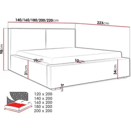 Mirjan24 Santos 200 x 200 cm Beige