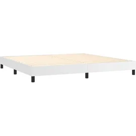 vidaXL Boxspringbett 200 x 200 cm Weiß