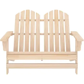 vidaXL Adirondack 86 x 86 x 90 cm Braun