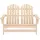 vidaXL Adirondack 86 x 86 x 90 cm Braun