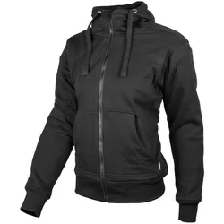 GMS Panda Damen Motorrad Hoodie, schwarz, Größe 2XL