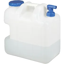 Relaxdays Wasserkanister 25 l blau/weiß 37,5 cm x 36,5 cm x 22 cm