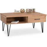 Sofa.de Couchtisch Mustique Akazie massiv natur beige 110 x 50 x 72 cm