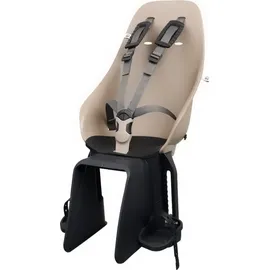 Urban Iki Gepäckträgerkindersitz Fahrrad mit Adapter beige schwarz abschließbar TaKe