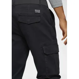 H.I.S. Cargohose Regular Schwarz 40