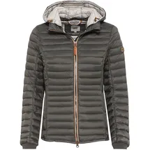 CAMEL ACTIVE Damen leichte Steppjacke mit Abnehmbarer Kapuze Khaki, womenswear-36 - 36