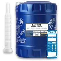 10L Mannol Extreme 5W-40 Motoröl inkl. Auslaufschlauch