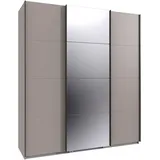WIMEX Schiebetürenschrank Mugano 180 x 208 x 65 cm Schwarz