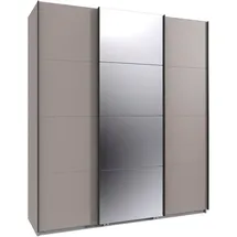 WIMEX Schiebetürenschrank Mugano 180 x 208 x 65 cm Schwarz