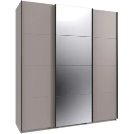 WIMEX Schiebetürenschrank Mugano 180 x 208 x 65 cm Schwarz
