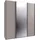 WIMEX Schiebetürenschrank Mugano 180 x 208 x 65 cm Schwarz