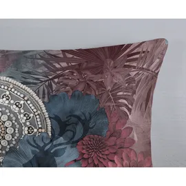 HIP Makenna Mandala Grau/Rot 155 x 220 cm + 2 x 80 x 80 cm