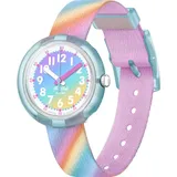 Flik Flak LIQUID RAINBOW Gehäusefarbe mehrfarbig Armbandtyp Silikonarmband Armbandfarbe rosa