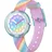 Flik Flak LIQUID RAINBOW Gehäusefarbe mehrfarbig Armbandtyp Silikonarmband Armbandfarbe rosa