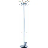 Alco Garderobenständer Alco-Albert 185 x 45 cm Silber
