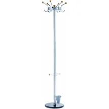 Alco Garderobenständer Alco-Albert 185 x 45 cm Silber