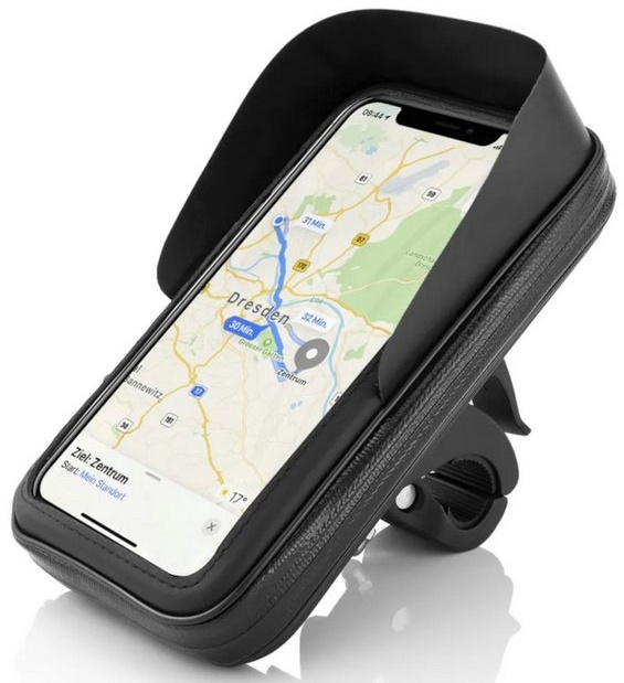 UE Stock Fahrradtasche Spritzwassergeschützte Fahrrad Motorrad Tasche für Smartphone Handy schwarz