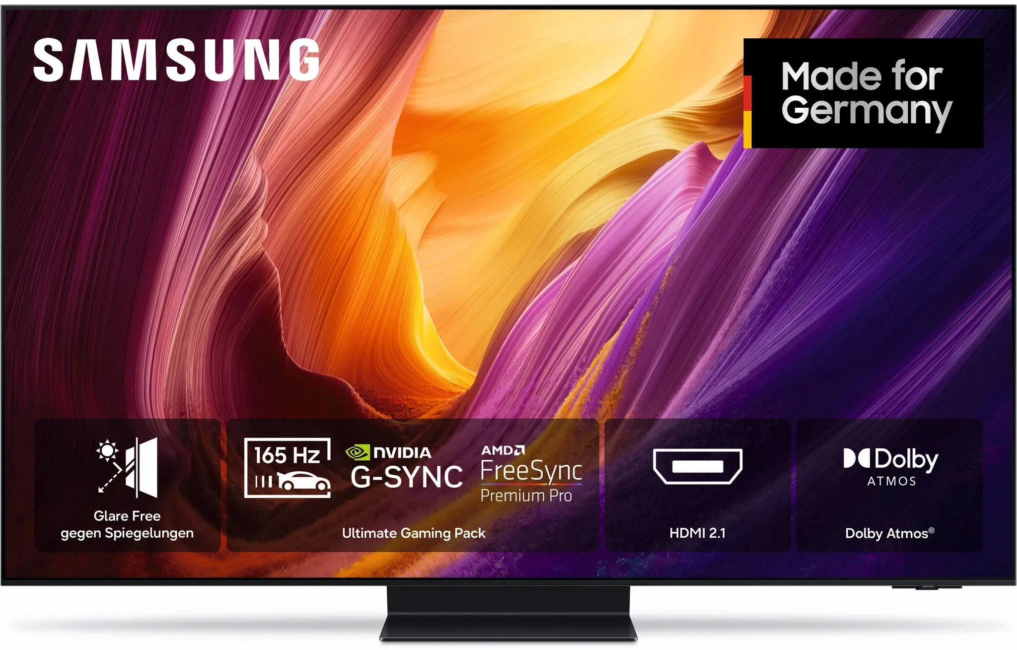 OLED 165,1 cm (65 Zoll) Fernseher 4K Ultra HD VESA 400 x 300 mm GQ65S95HFTXZG 