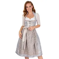 MarJo Dirndl Midi Dirndl 2tlg. - ADELE - silber/macchiato silberfarben 36