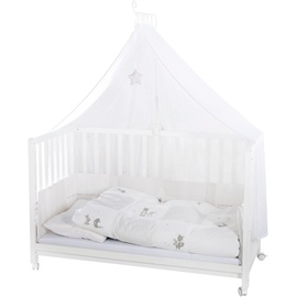 roba Room Bed Beistellbett weiß inkl. Komplettset fox & bunny