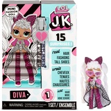 LOL Surprise JK Mini-Modepuppe - 15 Überraschungen, Kleidung & Accessoires - Ab 6 Jahren - Sammlerstück - Diva