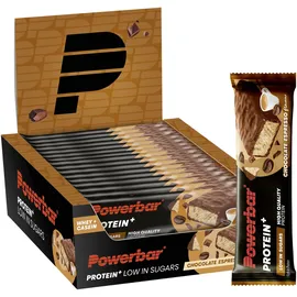 Powerbar Protein+ Low Sugar Chocolate-Espresso Riegel 16 x 35 g