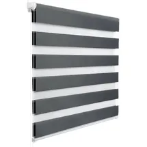 Woltu Doppelrollo 85 x 120 cm Dunkelgrau