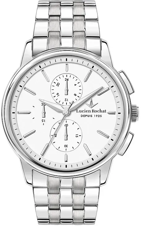 Lucien Rochat Chronograph Iconic R0473616001 - silber