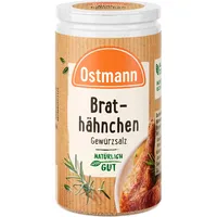 Ostmann Gewürze - Brathähnchen Gewürzsalz | Würzig-pikanter Geschmack für Geflügelgerichte wie Chicken Wings | 50 g in der Streudose