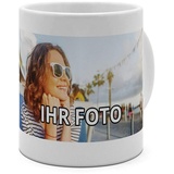 printplanet® - XXL Tasse mit Foto Bedrucken Lassen - Fototasse Personalisieren - Riesen Kaffeebecher zum selbst gestalten - 750 ml - Farbe Weiß