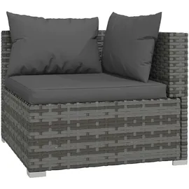 vidaXL 5-tlg. Garten-Lounge-Set mit Kissen grau
