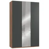 MID.YOU Drehtürenschrank Level 36A mit ca.150cm Graphitfarben