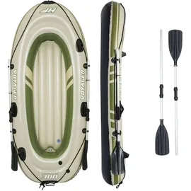 BESTWAY Hydro Force Schlauchboot Voyager 300, 243x102 cm – Ideal für Paddelabenteuer zu Zweit