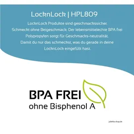 Lock & Lock Frischhaltedose rechteckig blau 13,5 x 10,2 x 18,5 cm 1,3 l