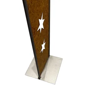 ZGM Deko Sternen-Stele Metall