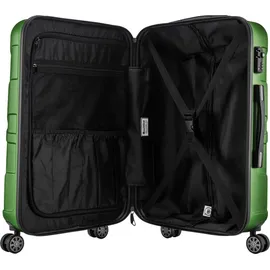 suitline Koffer-Set 3-tlg. grün