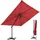 luxuskollektion Ampelschirm 300 x 300 cm Rot