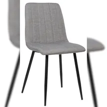 deluke Stuhl LENZ Stoff grau